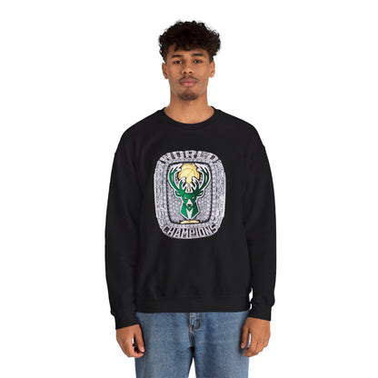 2021 Milwaukee Bucks Championship Ring Sweatshirt