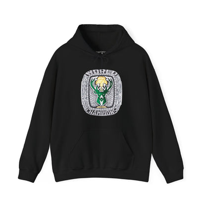 2021 Milwaukee Bucks Championship Ring Hoodie