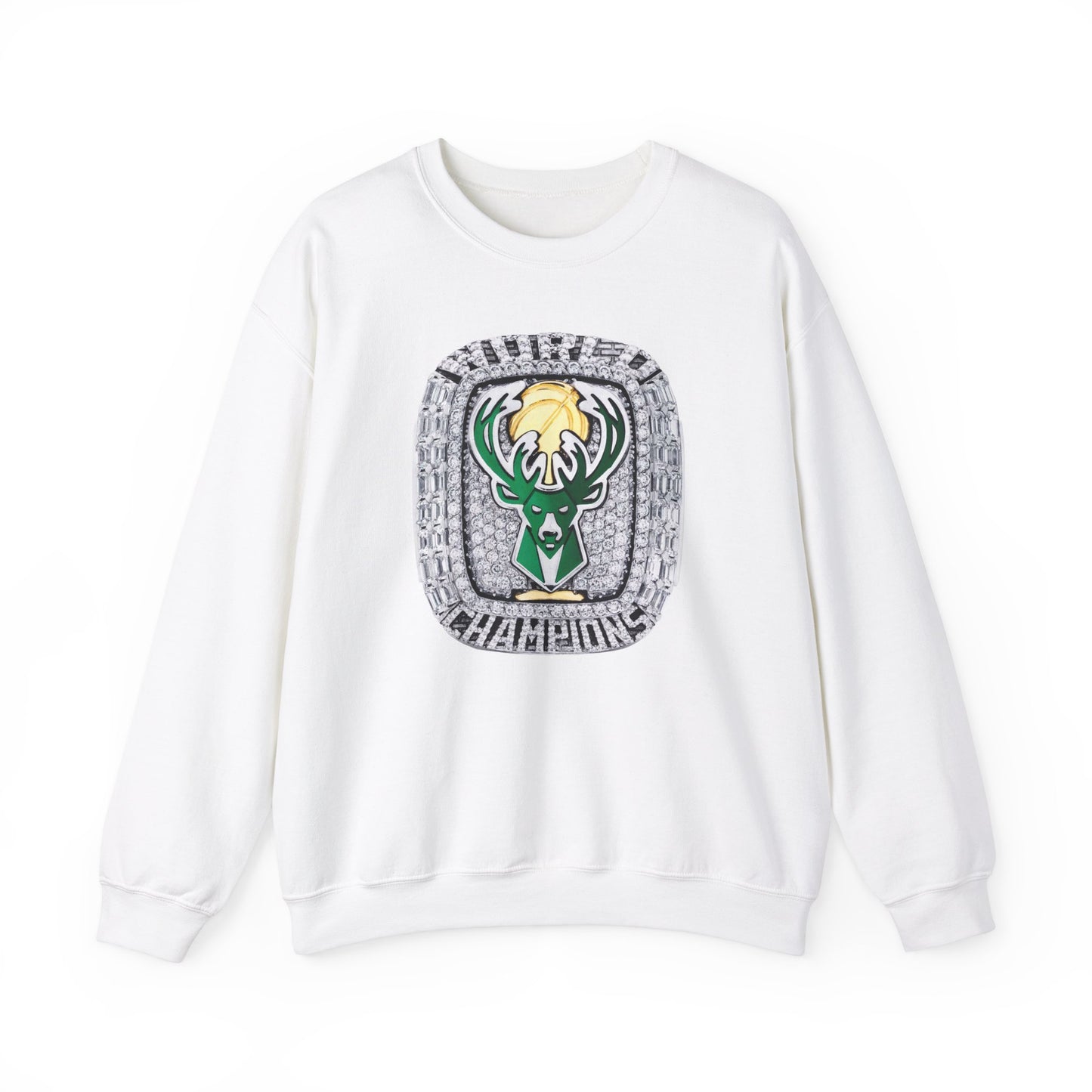 2021 Milwaukee Bucks Championship Ring Sweatshirt