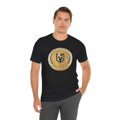 2023 Vegas Golden Knights Stanley Cup Championship Ring Tee