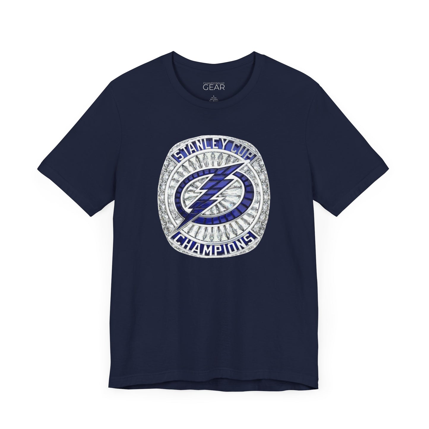 2021 Tampa Bay Lightning Stanley Cup Ring Tee