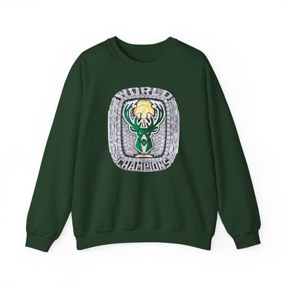 2021 Milwaukee Bucks Championship Ring Sweatshirt