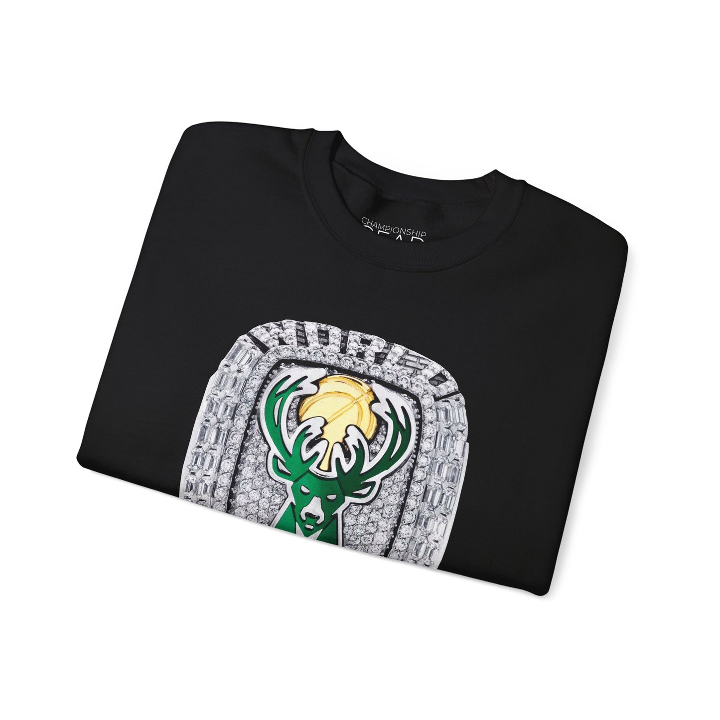 2021 Milwaukee Bucks Championship Ring Sweatshirt