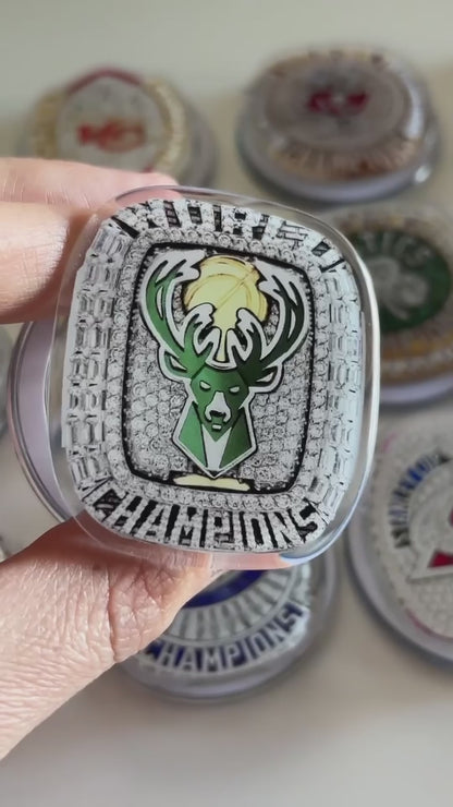 2021 Milwaukee Bucks Championship Ring Device Grip